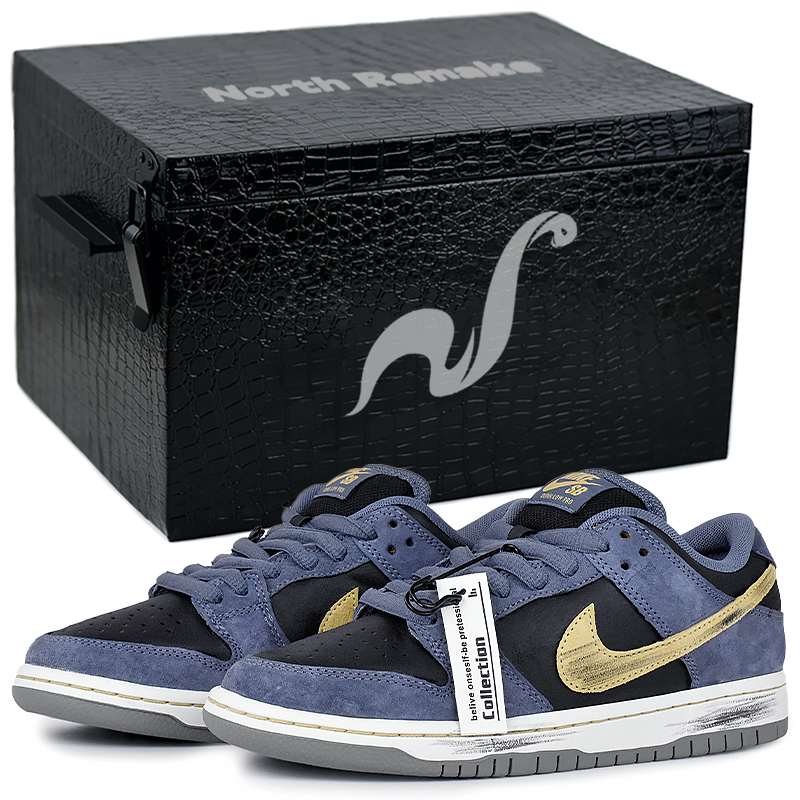 

Nike Данк СБ устойчивые к истиранию низкие скейтборд-кроссовки унисекс пыльно-голубой черный, цвет Black Dusty Blue 5