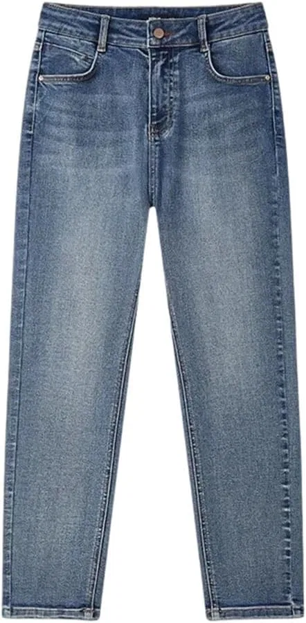 Джинсы прямые Slim Fit, Medium Blue