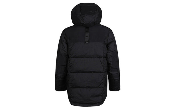 Пуховик Nike Sportswear Down-fill Sports Outdoor hooded Stay Warm Down Jacket Black, черный — фото 2