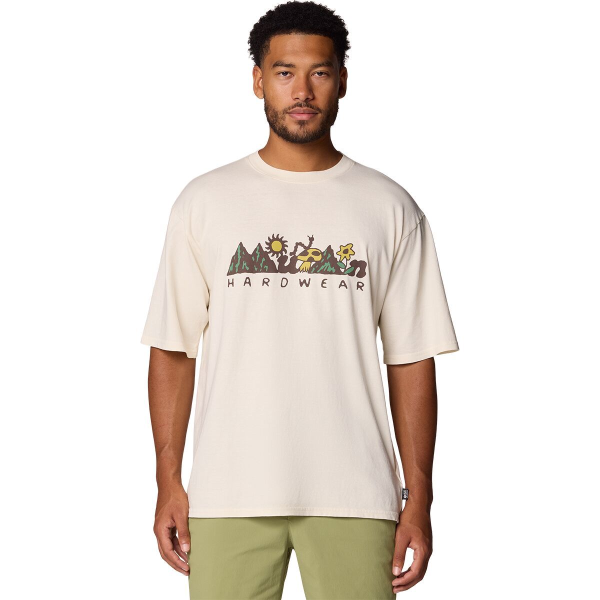 

Короткий рукав, футболка MHW Sun Stash Collab Mountain Hardwear, цвет stone