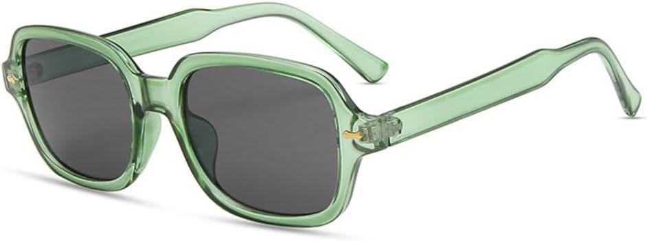 

Популярные модные солнцезащитные очки 2027 года: маленькие прямоугольные очки для женщин, ретро-очки с заклепками, яркие очки для мужчин, защита от УФ-излучения UV400 MTZJH, Black Clear