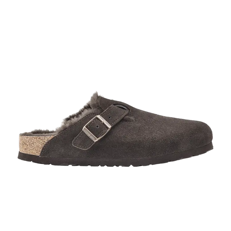 

Кроссовки Birkenstock Boston Shearling Suede Mocha, коричневый