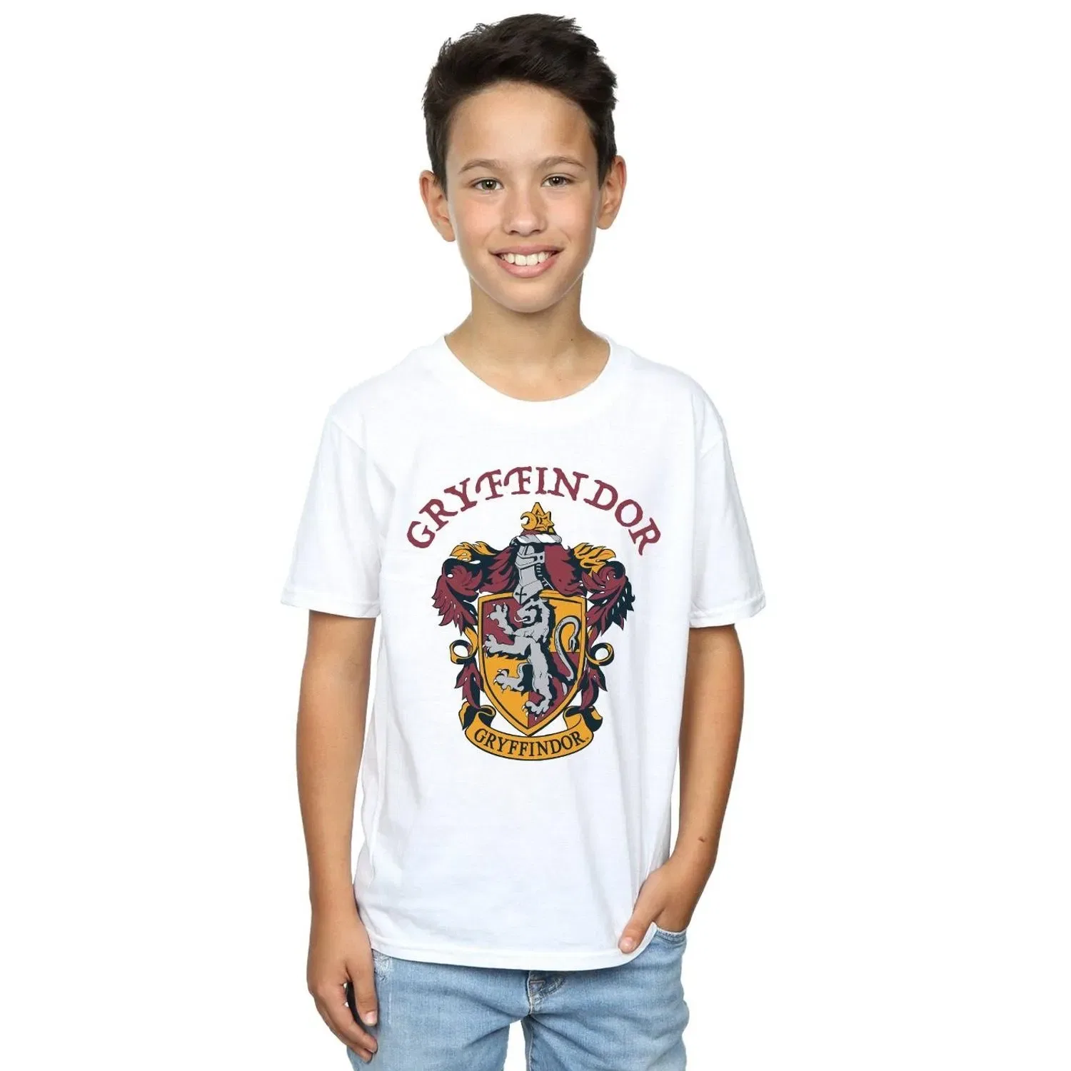 Футболка с гербом Гриффиндора Harry Potter, белый — фото 2