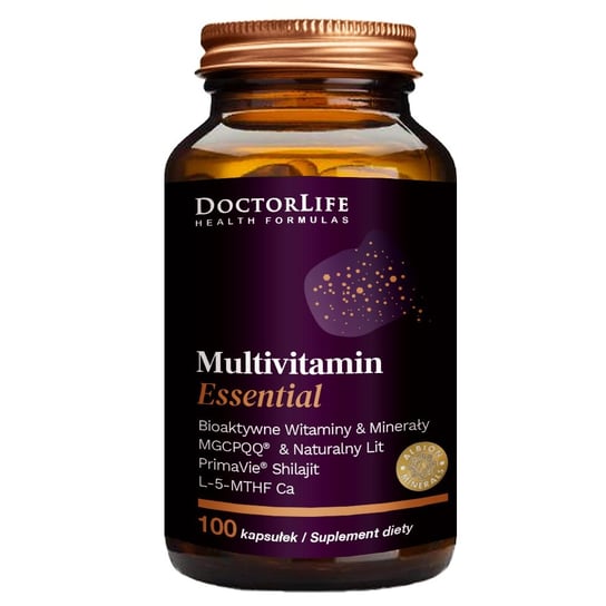 

Doctor Life Multivitamin Essential, биоактивные витамины и минералы, Добавка , 100 капсул. Inna marka