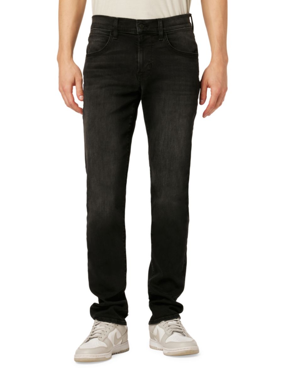 

Джинсы Byron Slim Straight с высокой талией Hudson Jeans, цвет Grey Black