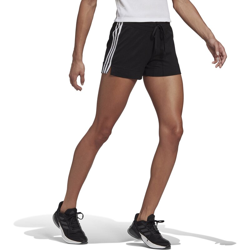 Шорты, шорты, базовые, узкие, с тремя полосками Adidas, мультиколор — фото 4