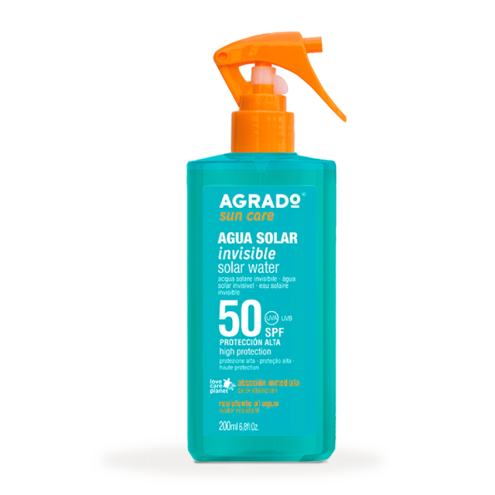 

Солнцезащитный крем agua solar invisible spf 50 Agrado, объем spf 50 200 мл