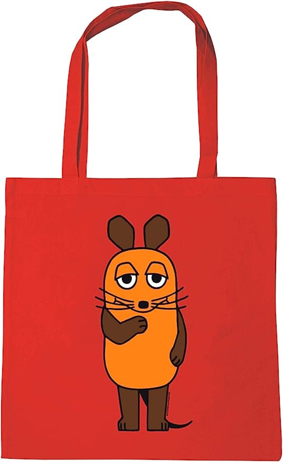 

Сумка-шоппер LOGOSHIRT Die Sendung mit der Maus, красный