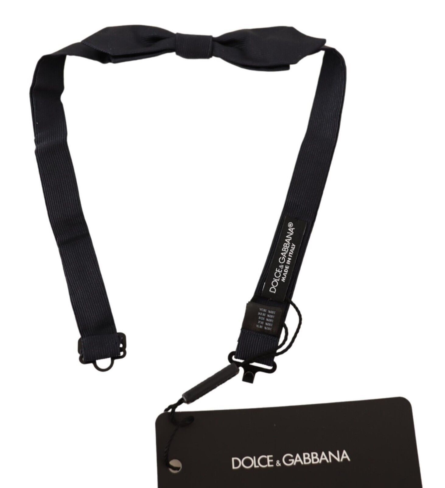 

Элегантный шелковый черный галстук-бабочка Dolce & Gabbana