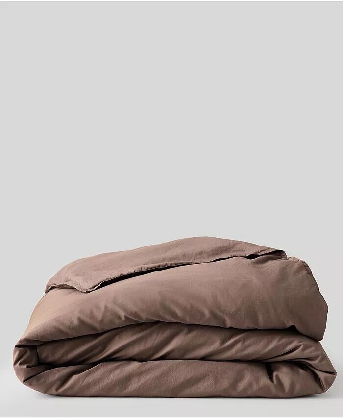 

Сатиновый пододеяльник из хлопка для обслуживания номеров - Twin/Twin XL Pact, серый