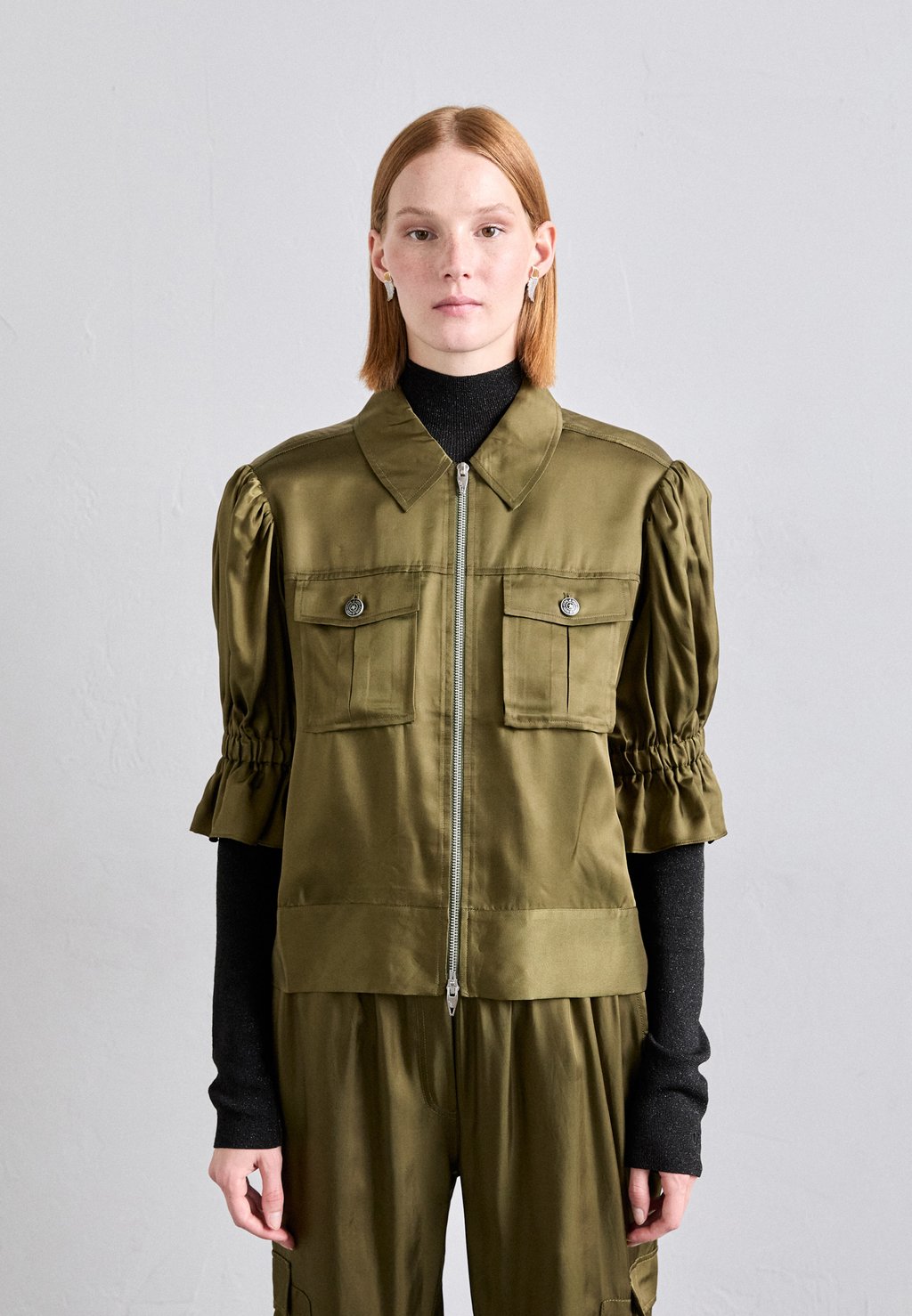 

Летняя куртка HOLLY JACKET Cinq à Sept, хаки