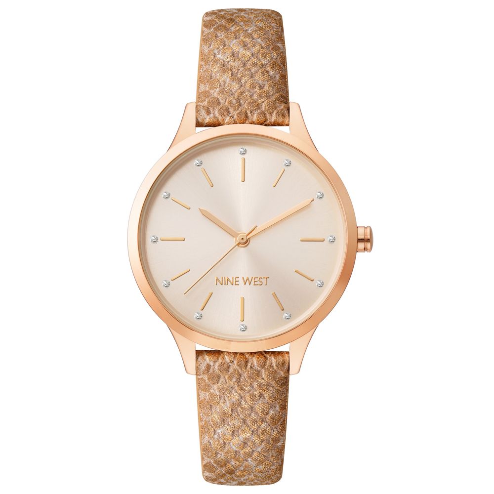 

Женские часы из розового золота Nine West