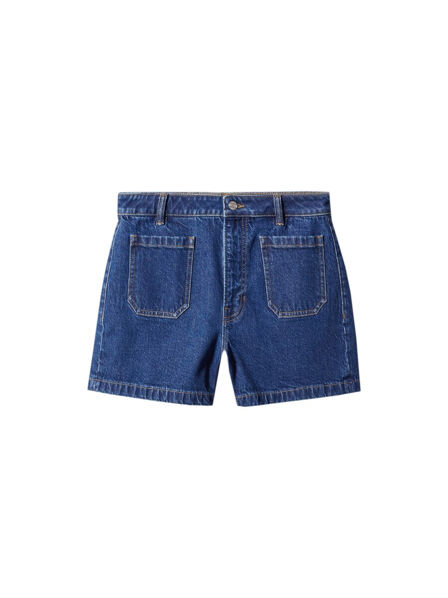 

Джинсовые шорты MANGO Regular Jeans, синий деним