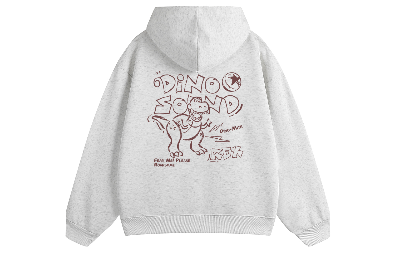 

Толстовка Unisex Hooded Thickened Heavyweight Disney, heather серый fleece-lined