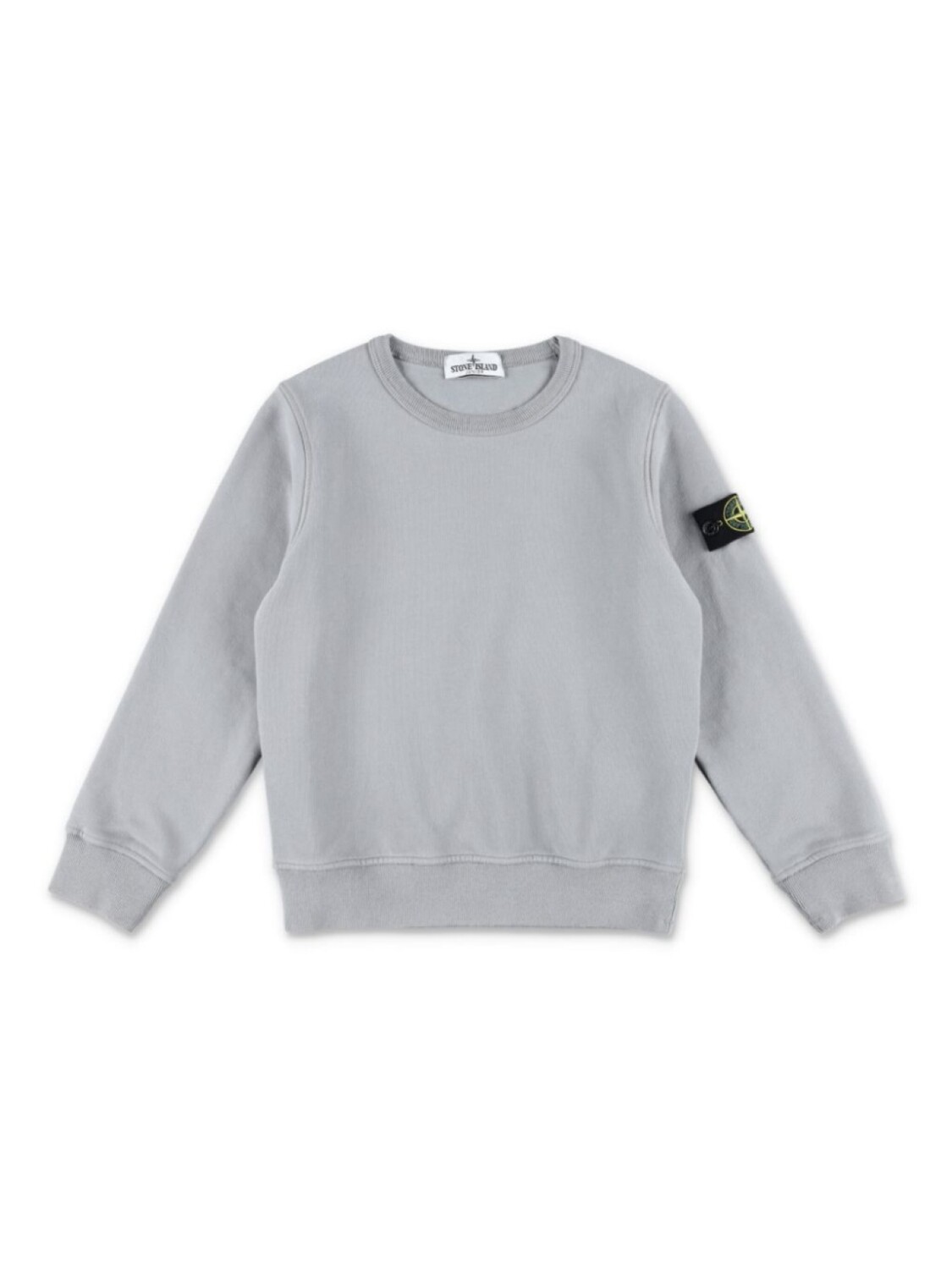 

Stone Island Junior толстовка с изображением компаса, серый
