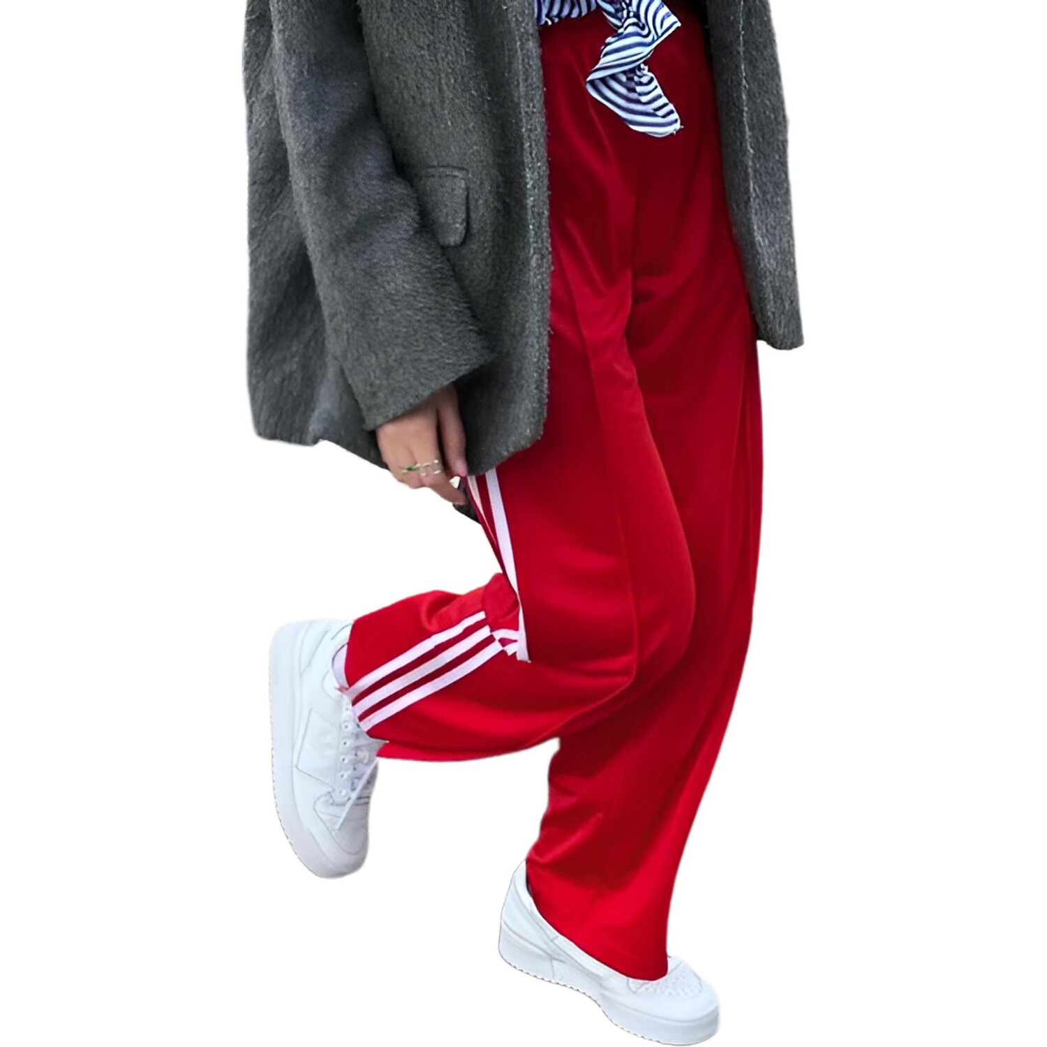 Спортивный костюм Firebird Loose Track Bottoms красного цвета Adidas Originals — фото 2
