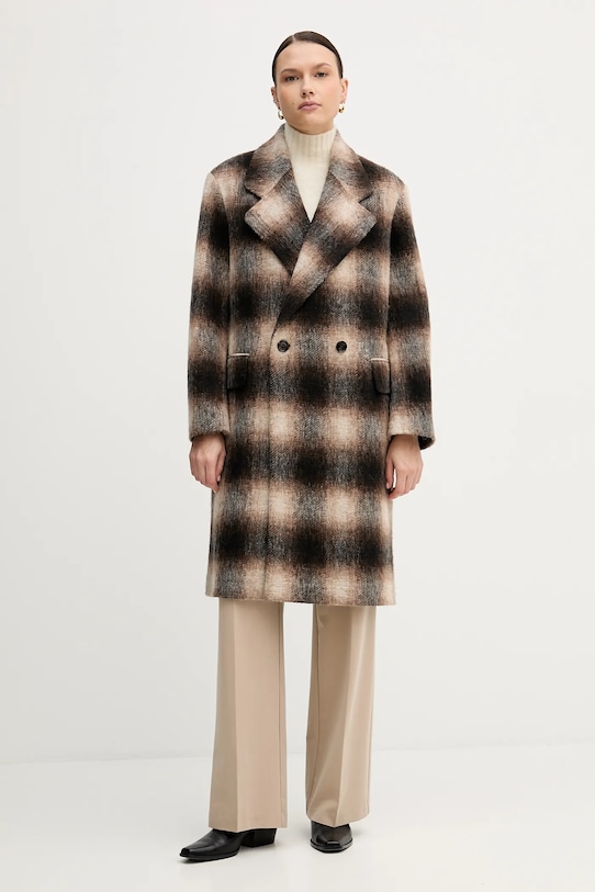 

Пальто с шерстью Joop!, коричневый