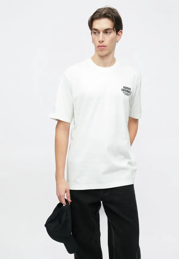 Базовая футболка унисекс Adidas Originals, White — фото 4