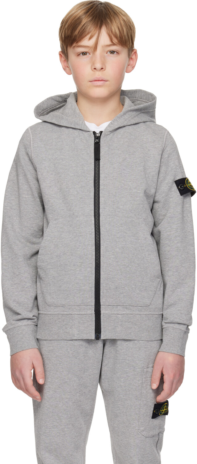 

Детская серая толстовка 60720 Stone Island Junior