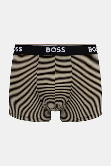 Боксеры из эластичного хлопка 3 шт Trunk Power Design BOSS, зеленый — фото 2