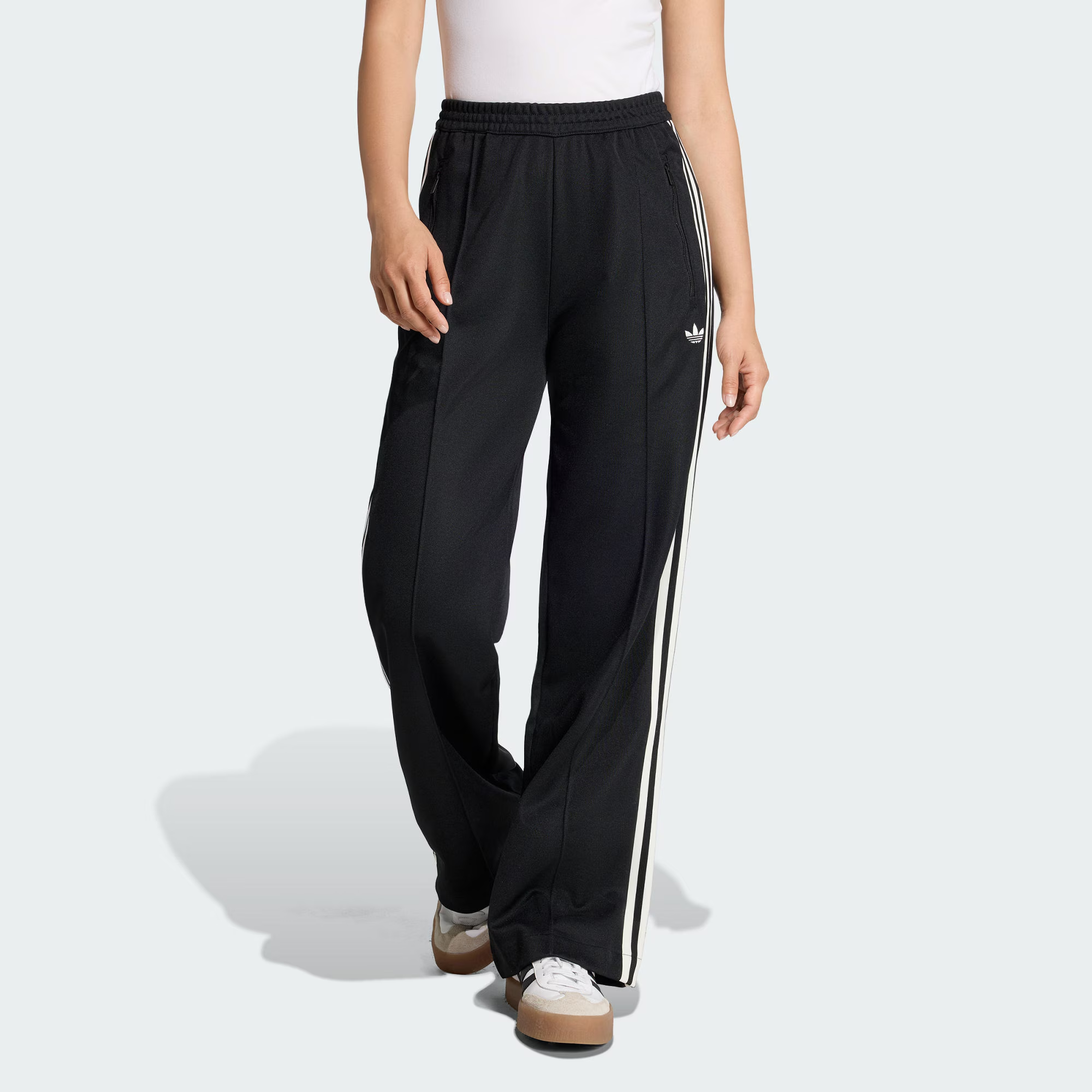 Adicolor вязаные спортивные штаны Women's Adidas Originals, черный/белый — фото 2