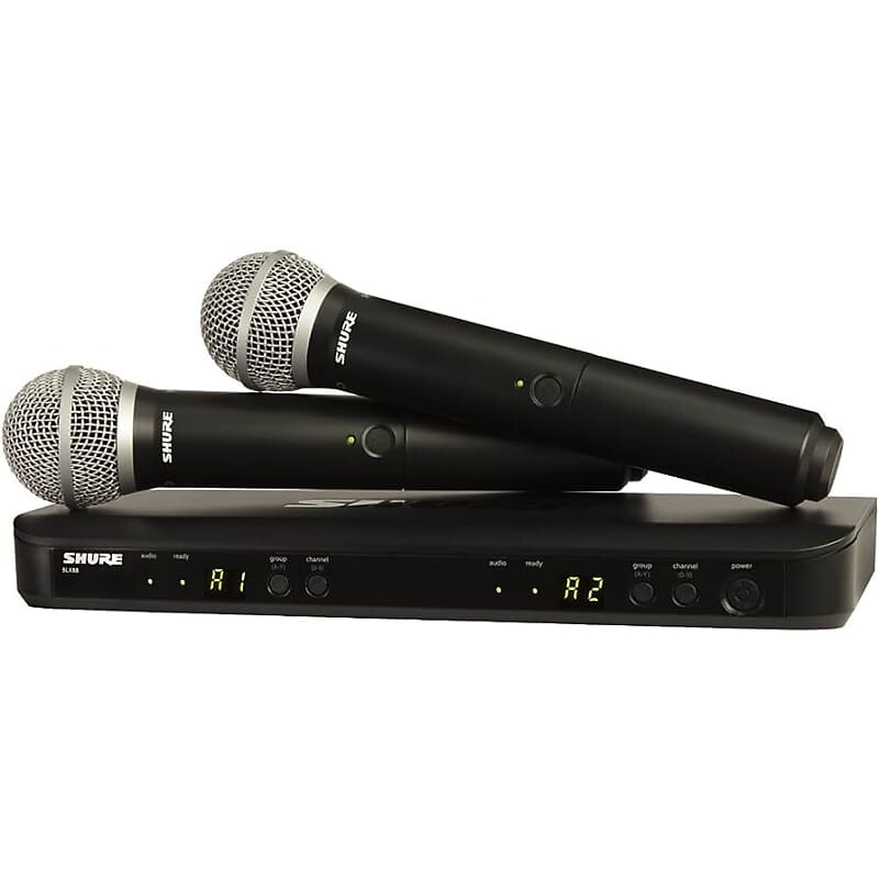 

Микрофон Shure BLX288/PG58 Dual Vocal System