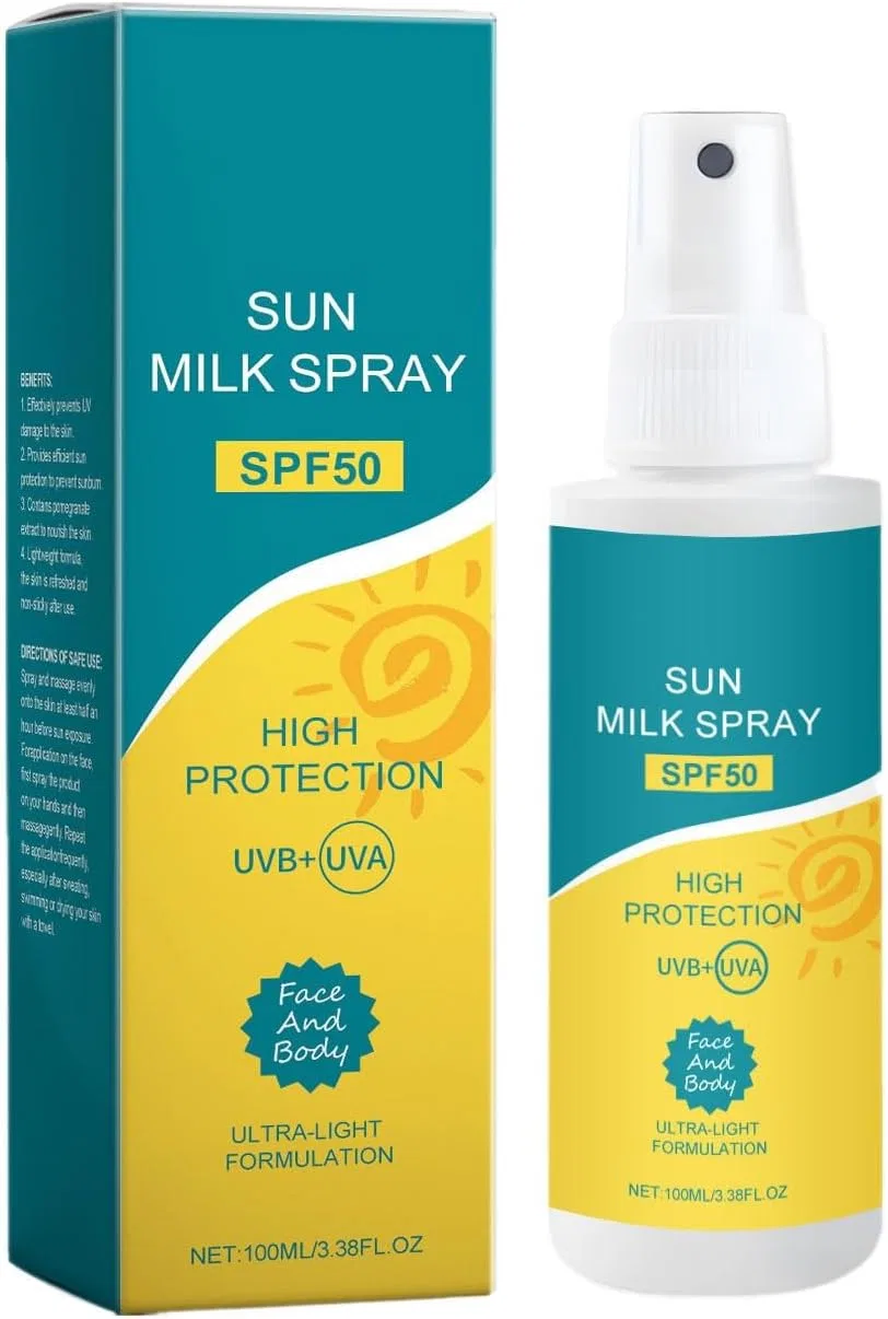 Спрей для загара Long Lasting Sun Care Spray Generic 100 мл желтый