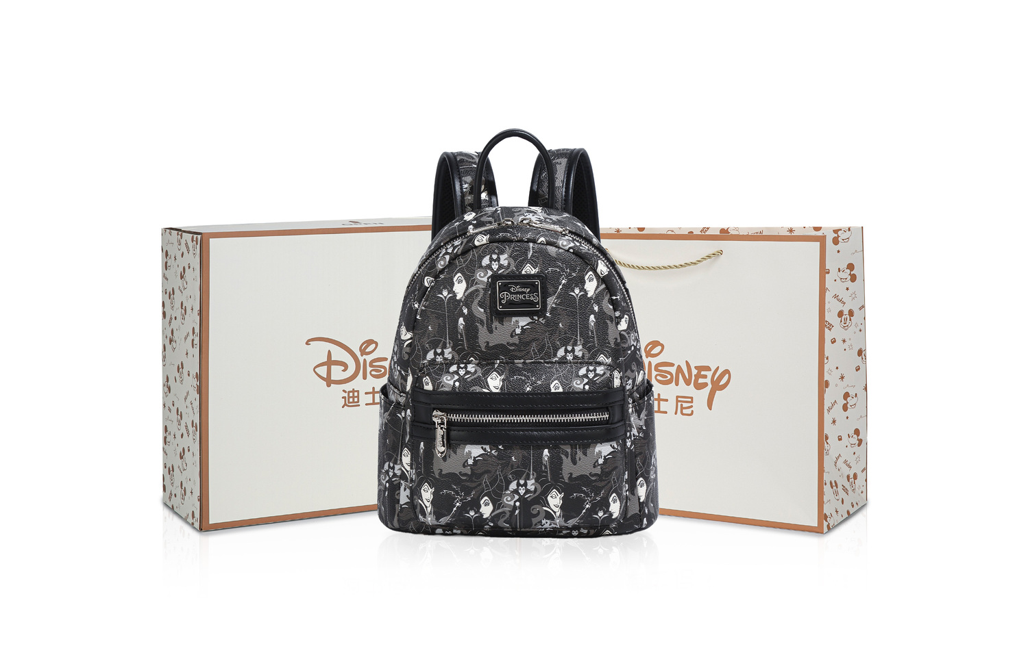 

Disney Женский рюкзак из ПВХ унисекс черный