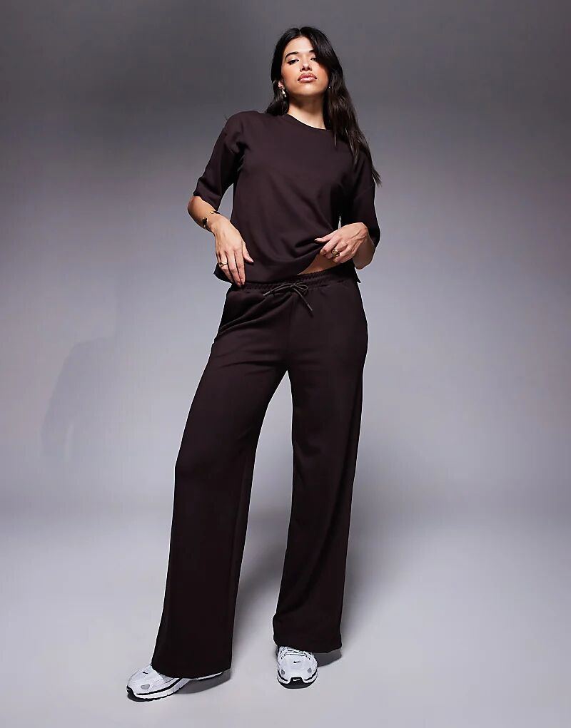 

Широкие брюки-джоггеры River Island коричневого цвета