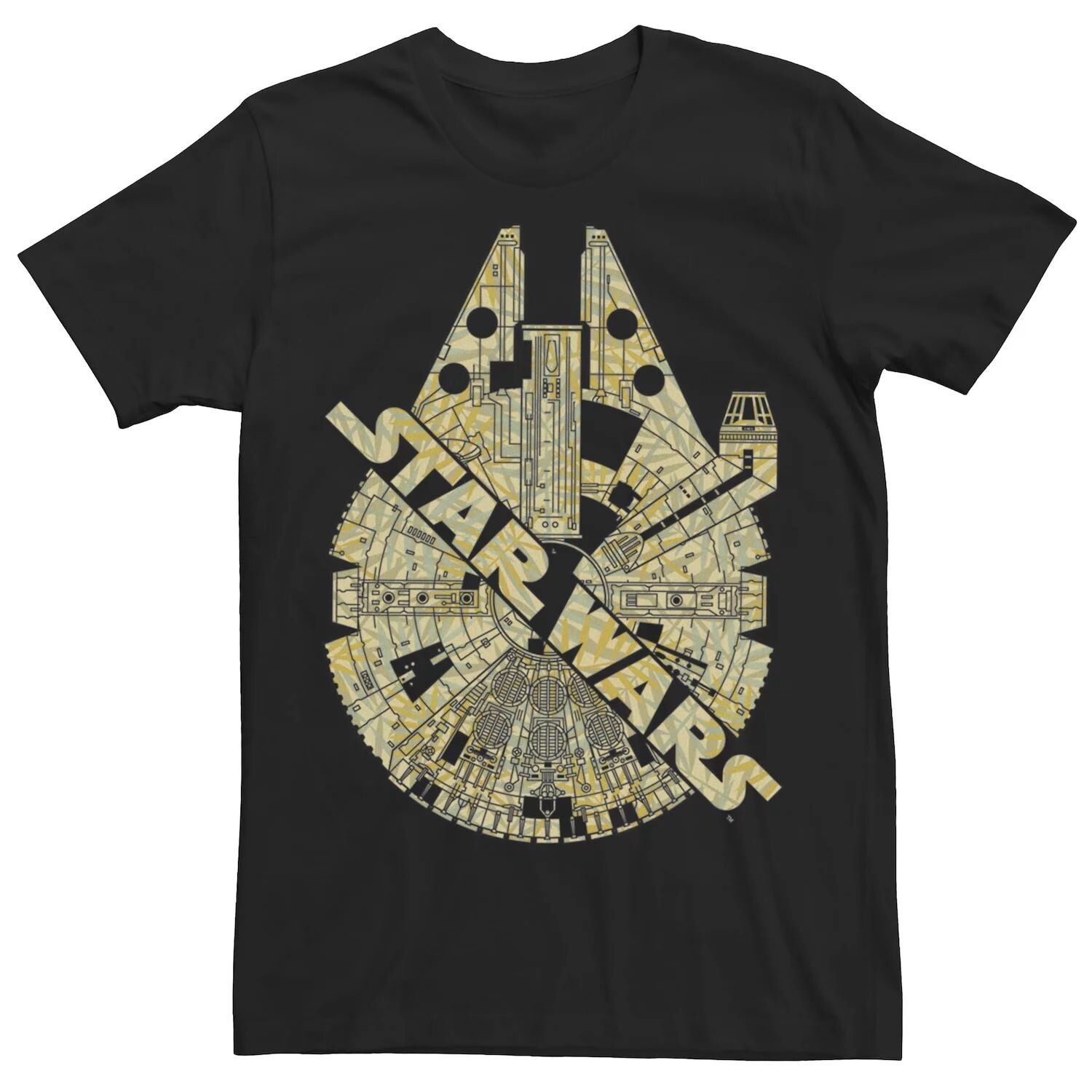 

Мужская футболка Millennium Millenium Falcon тропических цветов Star Wars