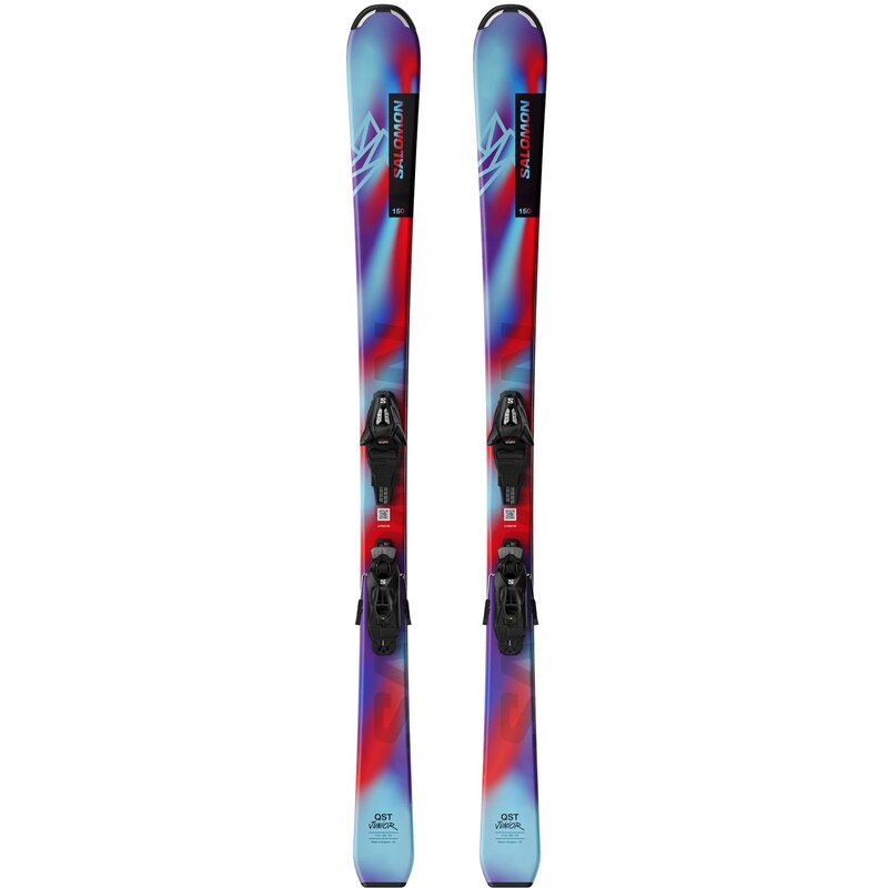 

Детские горные лыжи L QST JR S + C5 GW J75 P Salomon, pastel neon blue 3/poppy red/black, Черный, Детские горные лыжи L QST JR S + C5 GW J75 P Salomon, pastel neon blue 3/poppy red/black