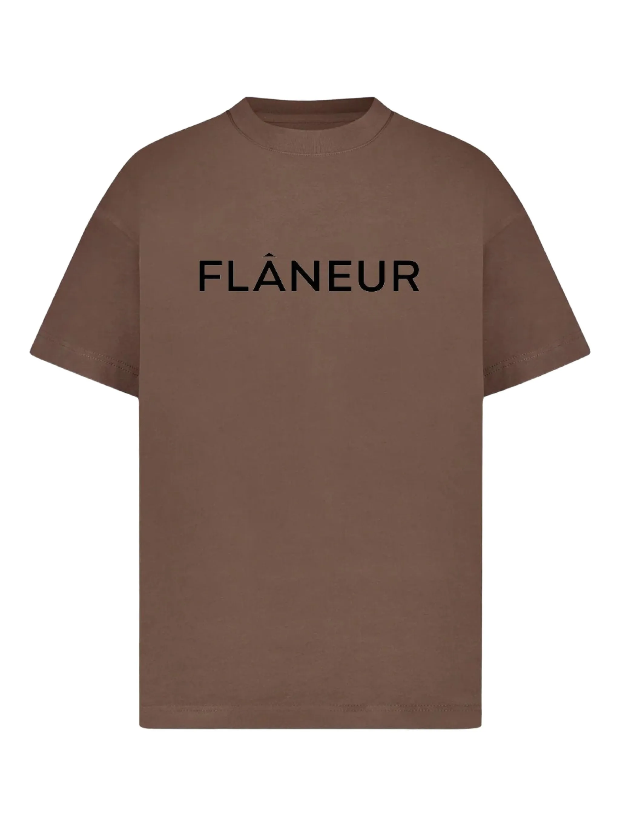 

Футболка с логотипом Flâneur, коричневый