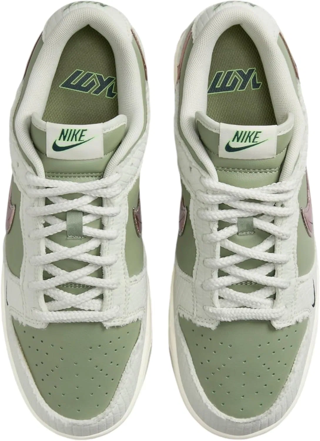 Кроссовки мужские Nike Dunk Low Retro, Sea Glass/Rose Gold-sail — фото 4
