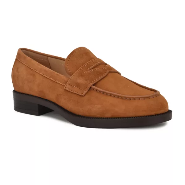 Женские повседневные мокасины Berg с миндалевидным носком Nine West, цвет medium natural suede