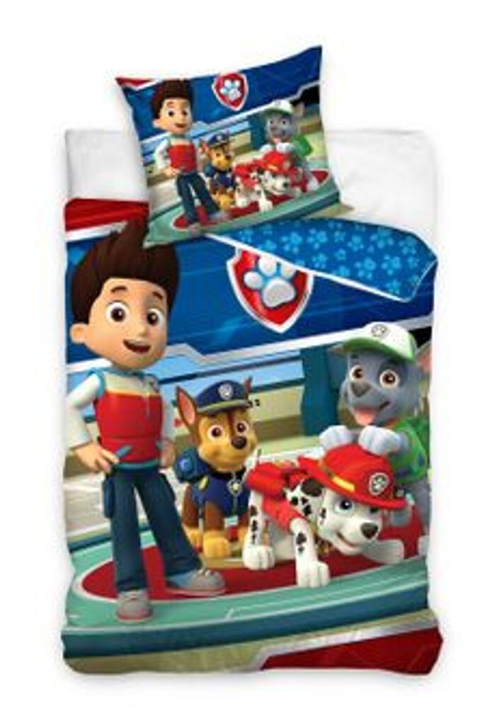 

Двусторонний комплект постельного белья Paw Patrol 2 шт. 135х200см 80х80см BrandMac