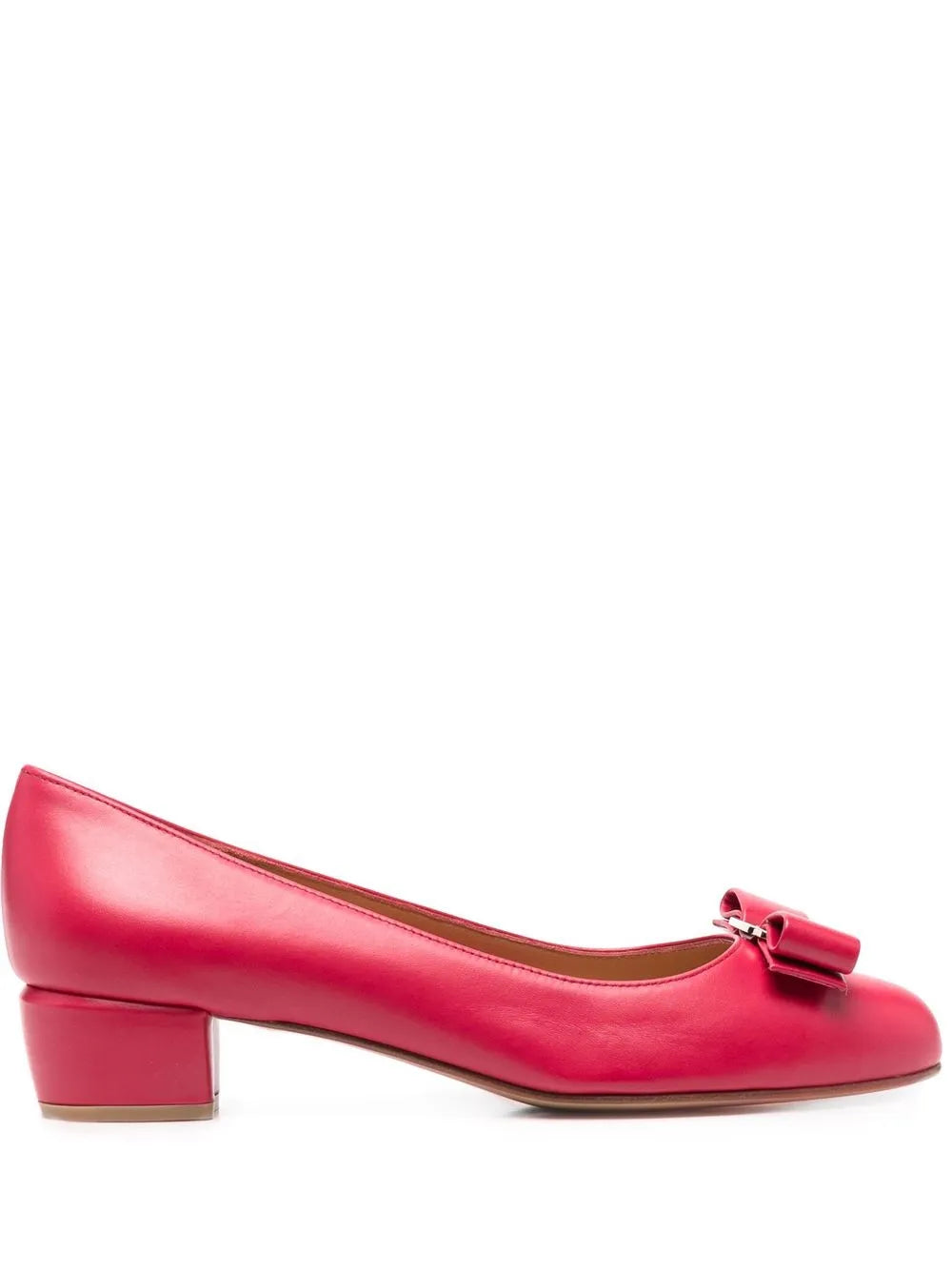 Туфли Ferragamo Ornament с декором Salvatore Ferragamo, красный — фото 4