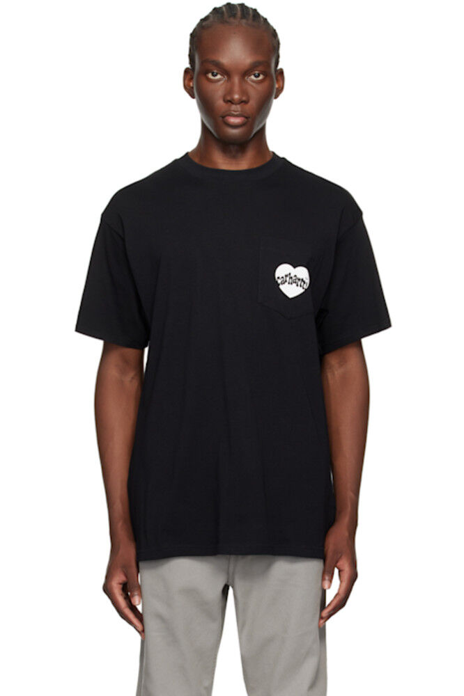 

Черная футболка с карманом Amour Carhartt Work In Progress