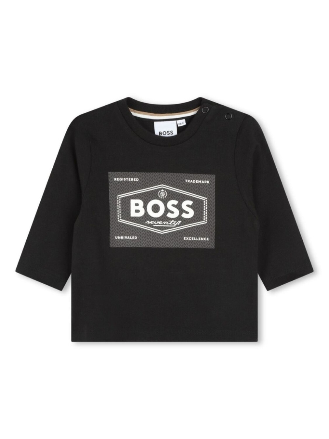 

BOSS Kidswear футболка с логотипом, черный