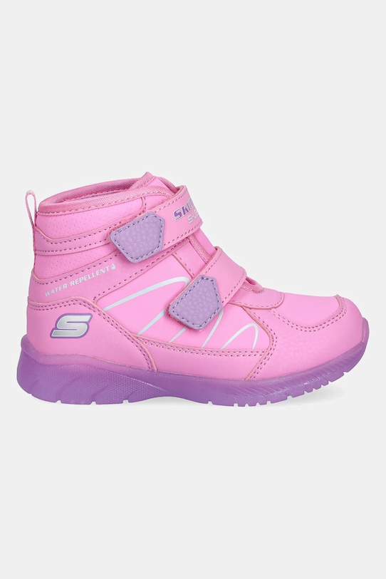 Детские зимние ботинки ILLUMI-BRIGHTS - POLAR STEPPE Skechers, розовый — фото 2