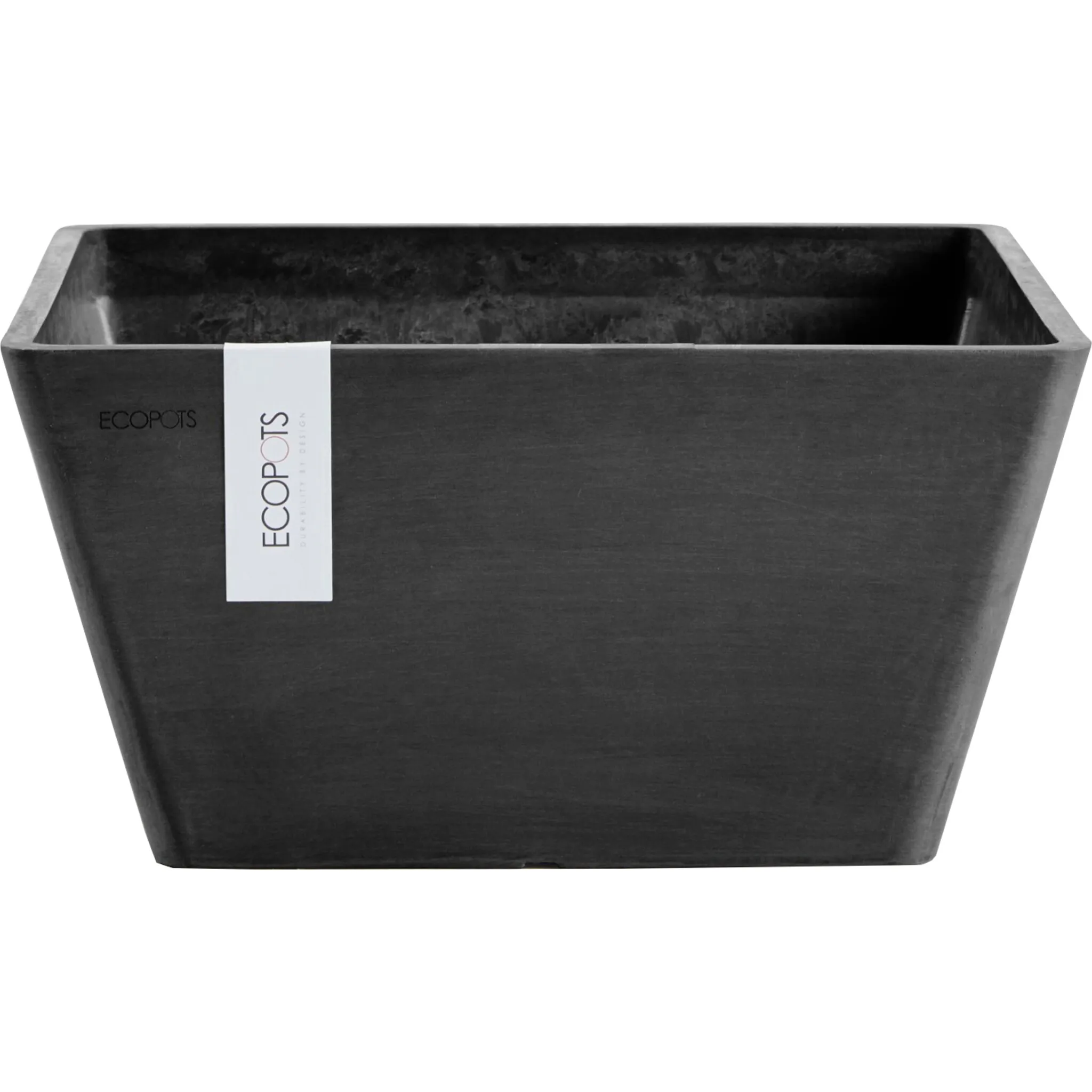 

Цветочный горшок ECOPOTS «BERLIN Dark Grey», ШxГxВ: 31x31x15,5 см, темно-серый