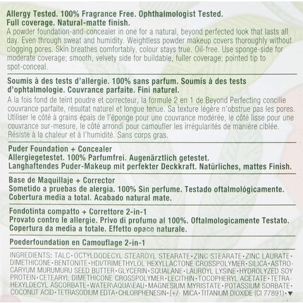 Тональная основа и консилер Beyond Perfecting Powder No.15 Beige, Clinique — фото 3