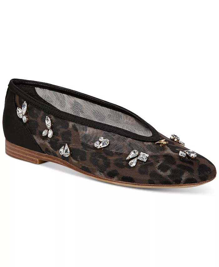 Женские балетки Tina Jewel с декоративными элементами из сетки Circus NY by Sam Edelman, коричневый