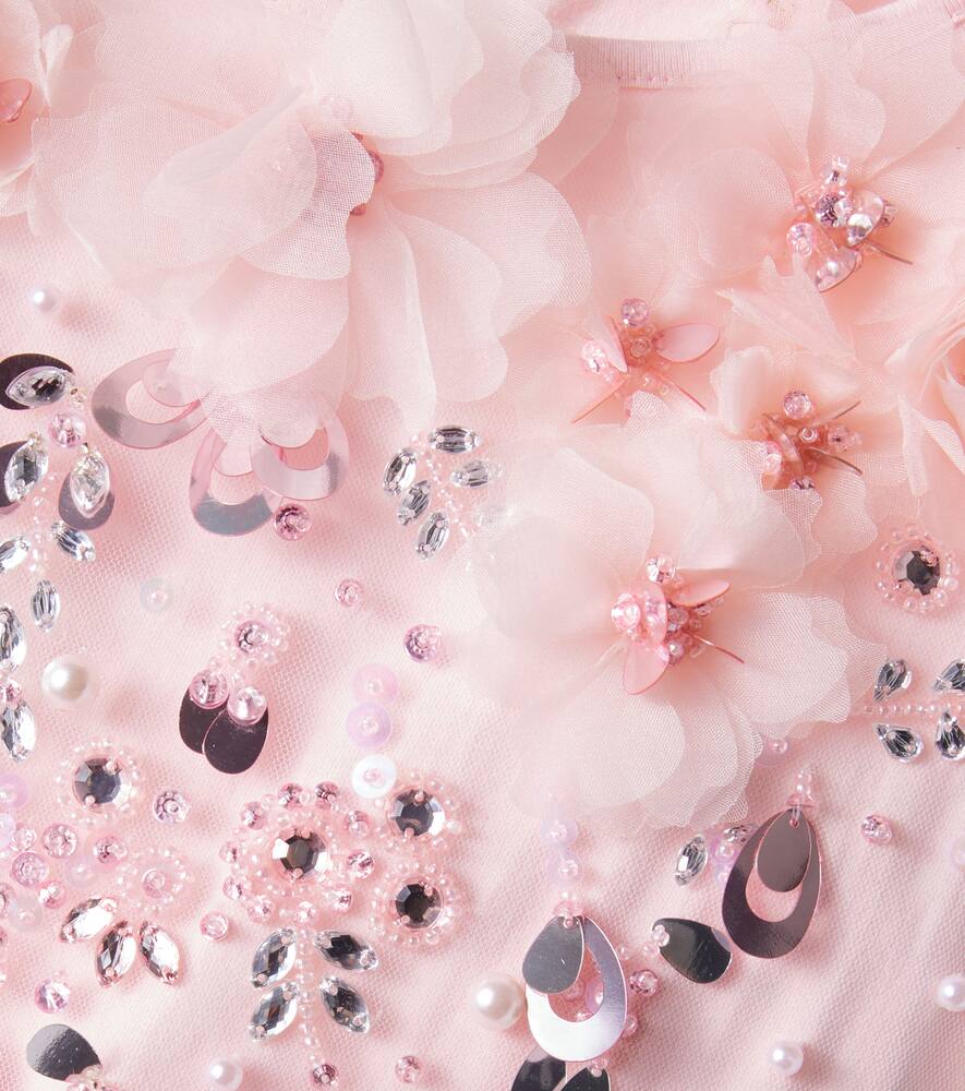 Платье Zahra с цветочным декором из тюля Tutu Du Monde, Pink Cloud Mix — фото 2