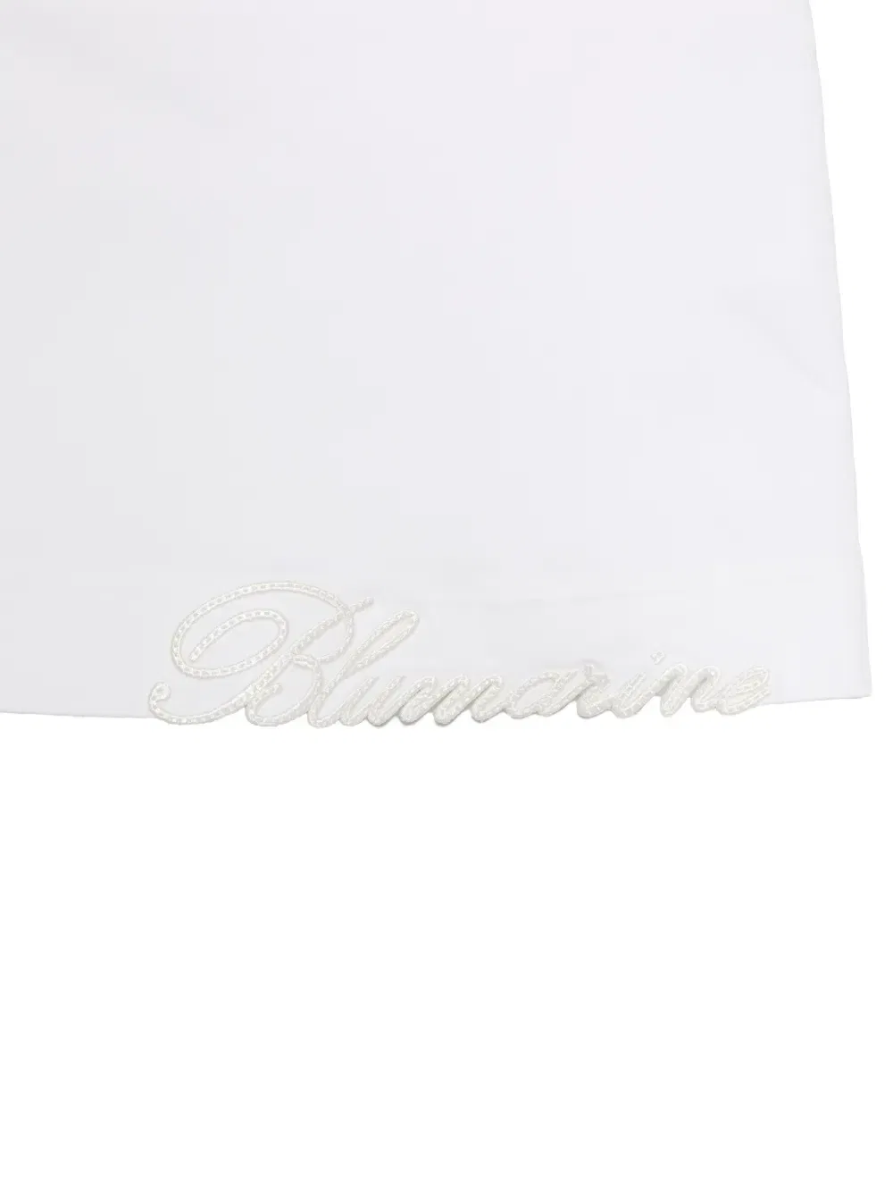 Юбка на молнии Miss Blumarine, белый — фото 3