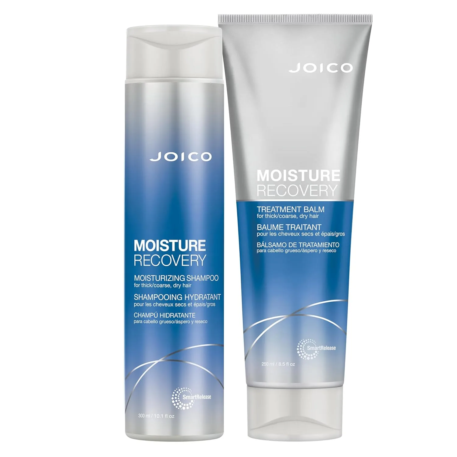 Увлажняющий набор Joico Moisture Recovery | Для густых, жестких и сухих волос | Восстанавливает увлажнение, гладкость, прочность и эластичность | Уменьшает ломкость | С маслом жожоба и маслом ши