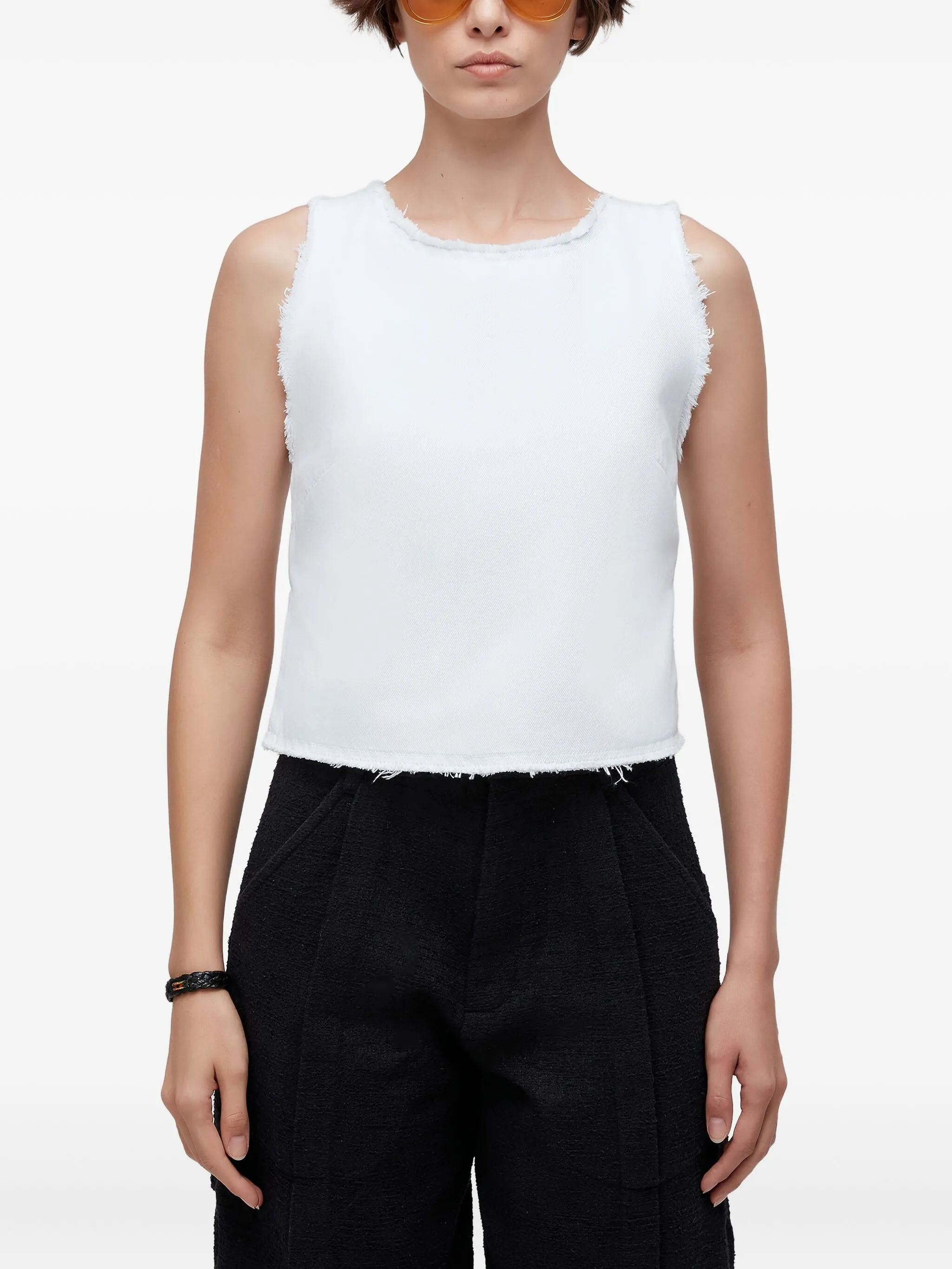 

Топ с бахромой Osklen, белый