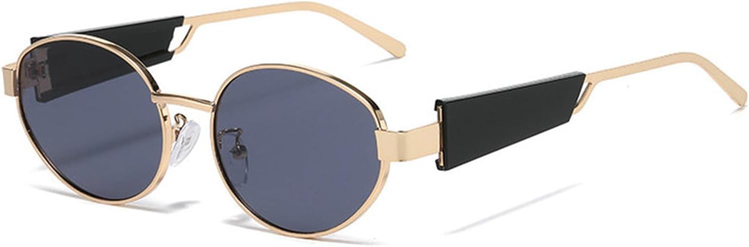 

Солнцезащитные очки Willochra Fashion Oval для женщин, роскошная металлическая оправа, модные зеленые солнцезащитные очки для мужчин, классические винтажные круглые очки UV400, C3