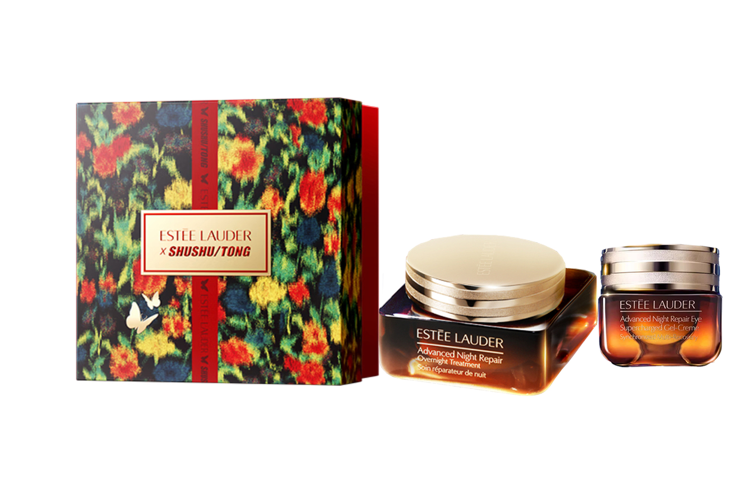 

ESTEE LAUDER Yashilandai Limited Edition большая коричневая банка и маленькая коричневая бутылочка сыворотки наборы для ухода за кожей подтягивающие увлажняющие