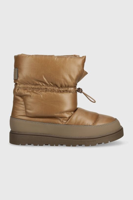Женские зимние ботинки Gant Sannly текстильные на кулиске, коричневый — фото 2