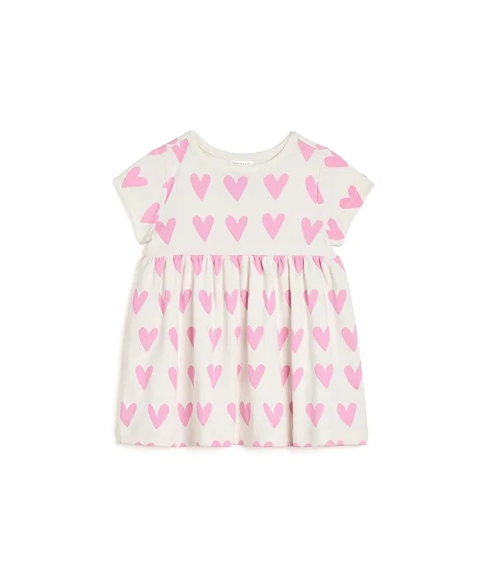 Платье из органического хлопка Playtime Hanna Andersson, Pink Hearts on Hearts
